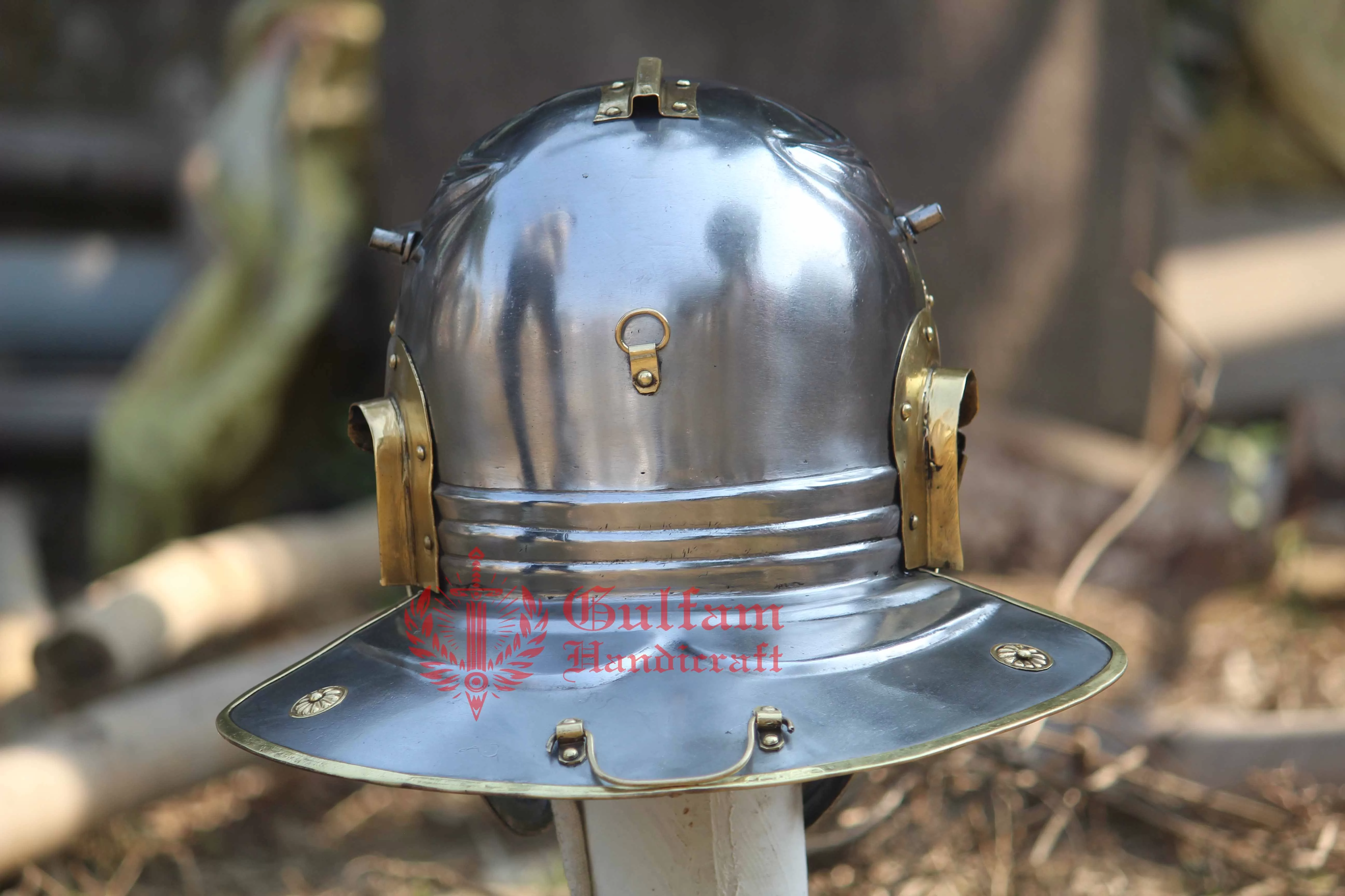 Roman Helmet Imperial Gallic -G- Weisenau, 1.2 mm steel / Handmade