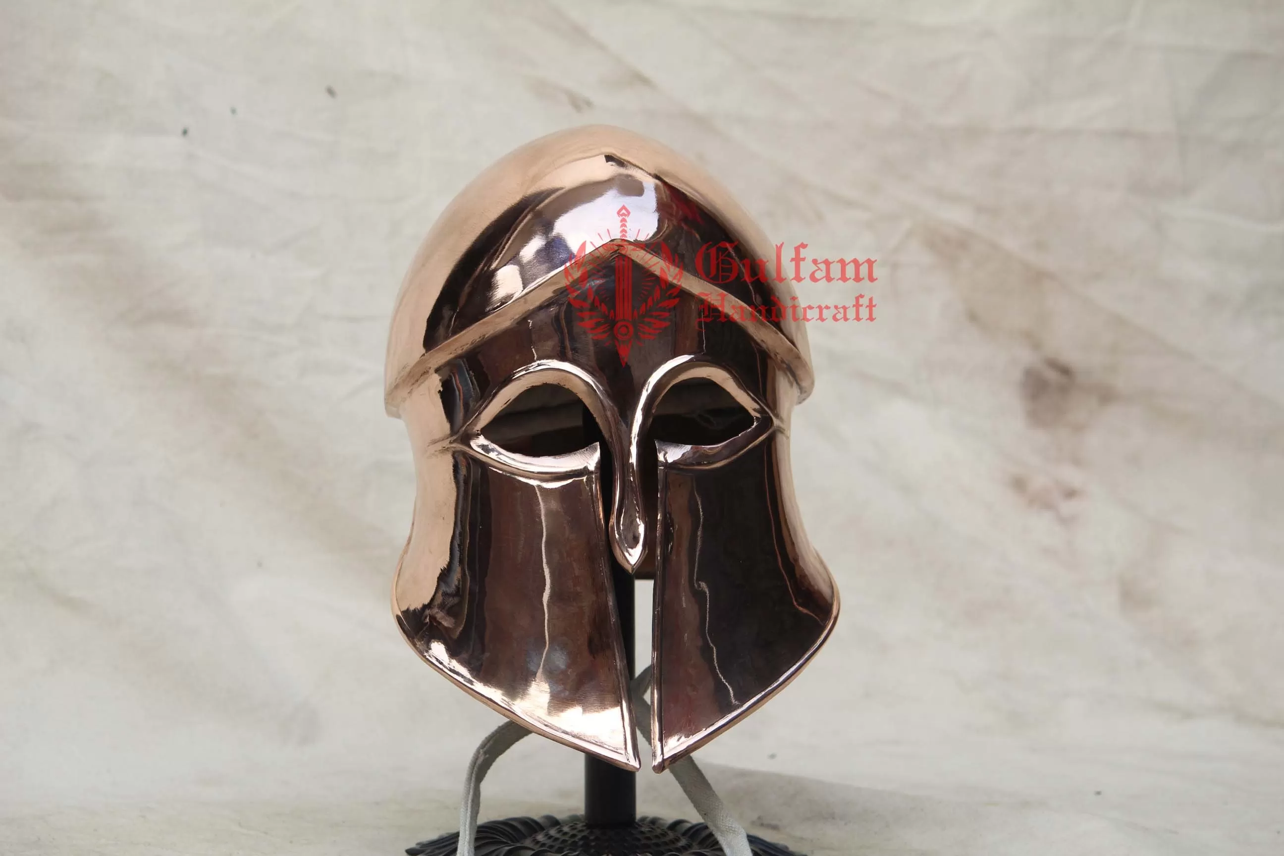 Corinthian 'A' Helmet, 1.2 mm Bronze Ancient Greek Greece Re-enactors Hoplites